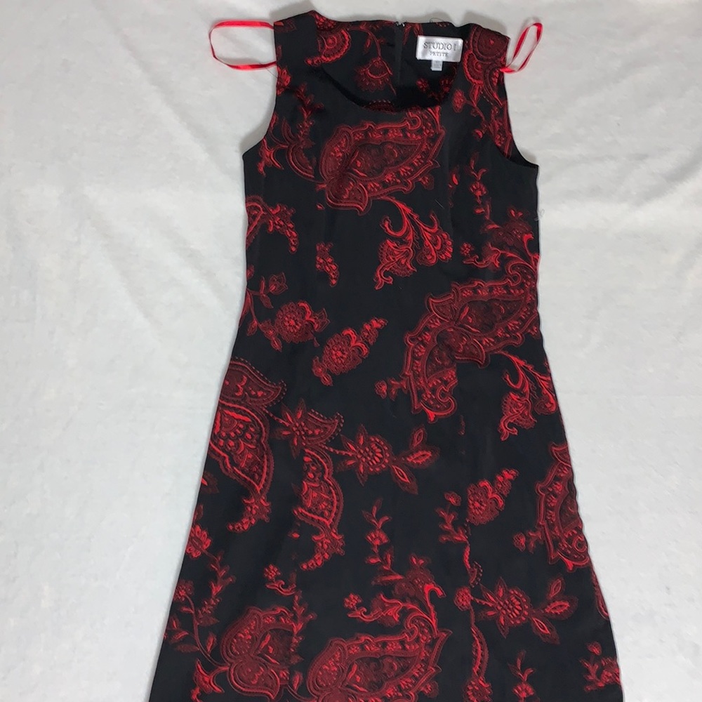 Black and red dress